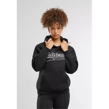 Dámská mikina Dámská mikina Mister Tee California Ladies Fluffy Hoody velikost L black
