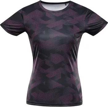 Dámské tričko Dámské rychleschnoucí triko s cool dry ALPINE PRO QUATRA neon pink - XL