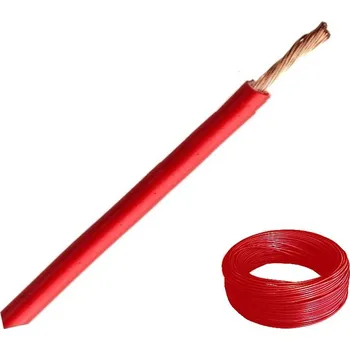 elektrický kabel Vodič H07V-K 2,5 rudá (CYA 2,5) balení 100 m