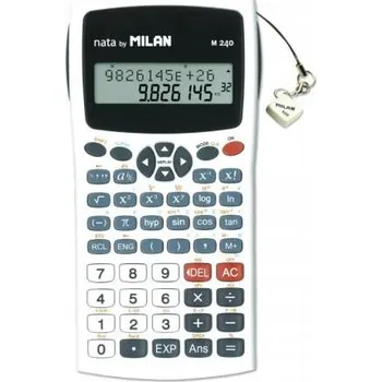 Kancelářská technika Vědecká kalkulačka Milan s 240 funkcemi, bílá
