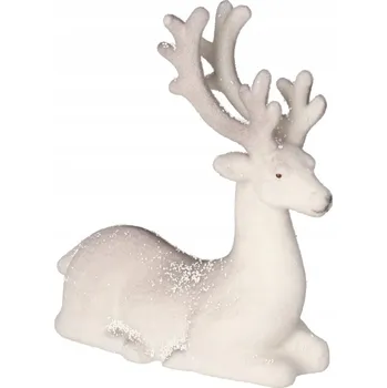 Obraz SOB VELUROVÝ LEŽÍCÍ FIGURKA K POSTAVENÍ 20CM DEKORACE