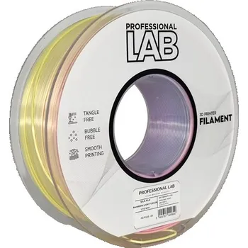 3D tisk PLA SILK filament vícebarevný světle duhový 1,75mm 1kg Professional Lab