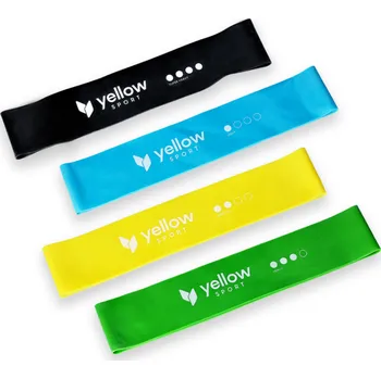 Sada odporových gum yellowLOOP 4ks Pro všestranný trénink