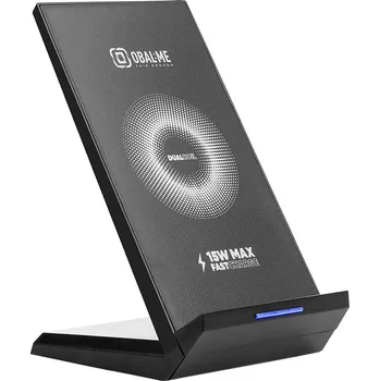 Příslušenství k chytrým hodinkám OBAL:ME StandCharger Bezdrátový Nabíjecí Stojánek 15W - Black OMWSCH01