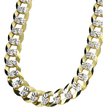 Řetízek Leru Stříbrný řetízek mohutný pozlacený Pancer