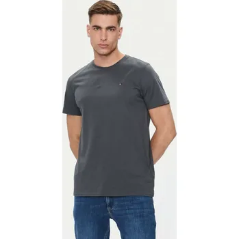 Pánské tričko Tommy Jeans pánské šedé tričko - M
