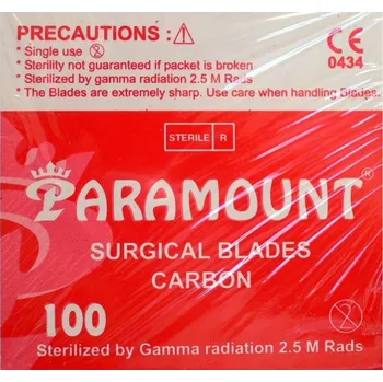 Skalpel ostatní Čepelka skalpelová Paramount - 100 ks Provedeni: Paramount 20