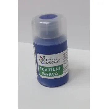 Speciální výtvarná barva Barva na textil 20 g - odstín č.28 - tmavě modrá