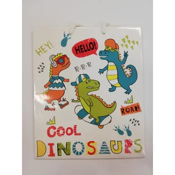 Dárková taška Dárková taška - 23 x 18,5 cm - dětská - Dinosauři