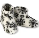 Wooline Pohodlné televizní bačkory se sněhovou vločkou Velikost obuvi: 40-41