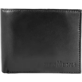 Peněženka Pánská peněženka Steinmeister z pravé kůže černá