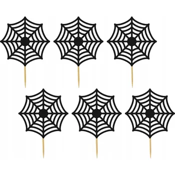 Obraz TOPPER NA DORT A MUFFINY HALLOWEEN DUCHY DÝNĚ KOČKA SADA TOPPERŮ 6 ks #2