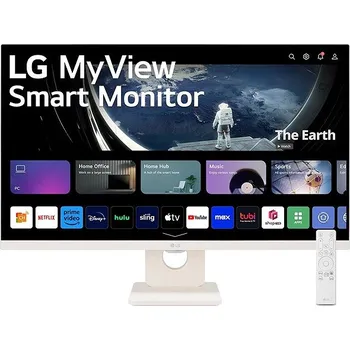 Monitor 27" LG Smart 27U511SA-W + LG Swing Stand