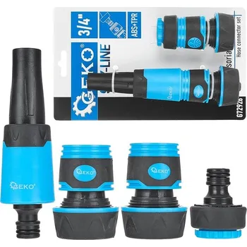 Zahradní hadice GEKO Sada konektorů na hadice 3/4" 4ks, série SKY-LINE 61482 G72926
