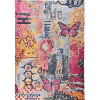 Koberec Koberec COSIMA růžový / žlutý