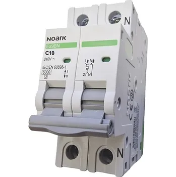 modulární přístroj a rozvaděč Noark 100111 Ex9BN 1PN C10 Instalační jistič 6 kA, charakteristika C, 10 A, 1+Npól (Ex9BN 1PN C10)