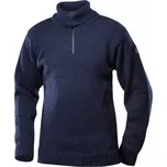 Svetr Devold Nansen Wool Zip Neck Dark Blue Melange - S / Dark Blue Melange + doprava zdarma