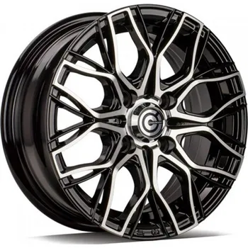 Alu kolo Carbonado Alu Kola Carbonado TRAILER 5.5x13 4x100 ET30 Black Front Polished 67.1