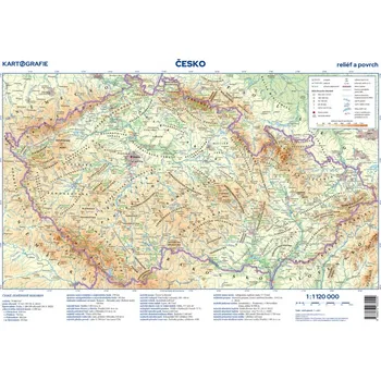 Česko: Příruční mapa 1:1 120 000 - Kartografie Praha (2025)