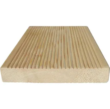 Terasové prkno ASKO Terasové prkno jemně rýhované 395,5 x 14,3 x 2,7 cm modřín sibiřský