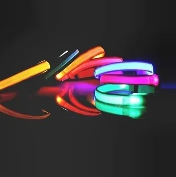 Obojek pro psa Reedog Colour svíticí obojek pro malé, střední a velké psy - Modrá - 42 - 60 cm