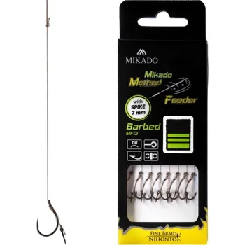 MIKADO - Návazec MF13 s jehlou 0,12 mm 10 cm vel. 12 8 ks