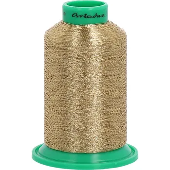Nit Ariadna Vyšívací nit metalická IrisMet 40N 1000 m - 3991 - zlatá