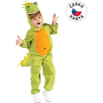Šaty na karneval - dinosauus, 92-104cm
