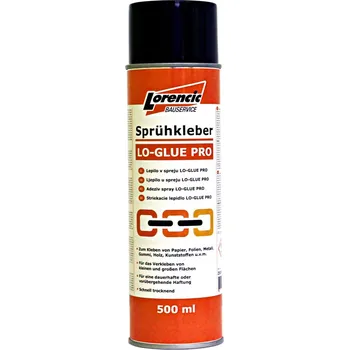 Průmyslové lepidlo Lepidlo ve spreji LO-GLUE, Lorencic, 500ml