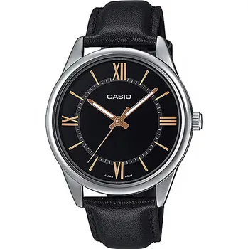 Módní doplněk Casio Pánské analogové hodinky Striwont černo-stříbrná Univerzální