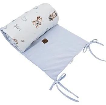 Dětská postýlka Eko Mantinel 360 cm Pilot medvěd modrá