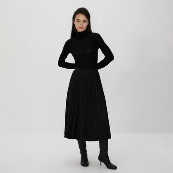 Dámská sukně Reserved - Sukně s asymetrickým zipem - černý - YT119-99X - YT119-99X-L