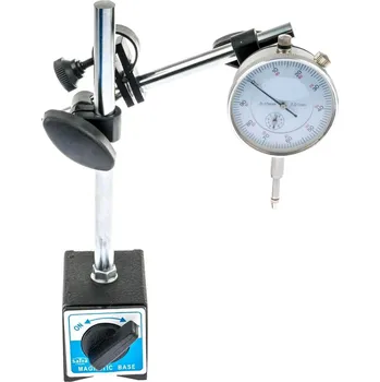 Autodiagnostika Magnetický stativ + Úchylkoměr 0-10 mm / 0,01 mm SILVER