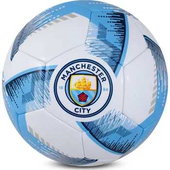 Fotbalový míč MANCHESTER CITY FC Fotbalový míč Manchester City, modro‑bílý, vel. 5