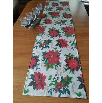 Vánoční dekorace Vánoční běhoun hvězda s nápisem