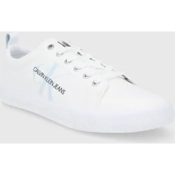 Pánské tenisky Calvin Klein Jeans pánské bílé tenisky - 43