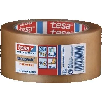 Lepicí páska TESA PVC lepící páska 4124 hnědá 38 mm x 66 m