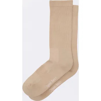 Pánské ponožky Organic Basics Core Tennis Crew Socks 3-pack Sandstone 39-42