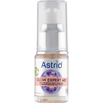 Péče o oční okolí Astrid Glow Expert 4D perlové sérum proti vráskám a tmavým kruhům pod očima 15 ml
