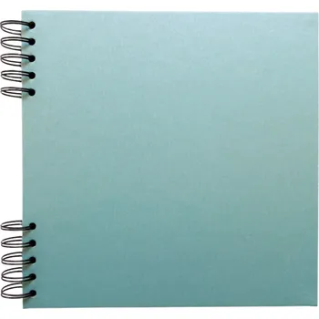 Fotoalbum Scrap delux Album Delux světle modrá 31x31 bílé listy