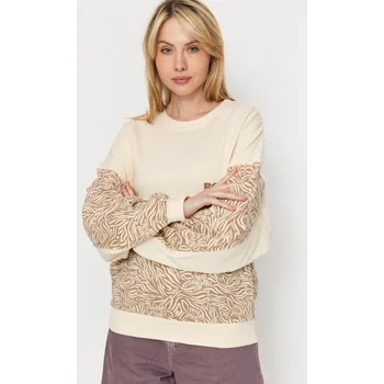 Dámská mikina Roxy Gone Wild Block (parchment animal floral) XS