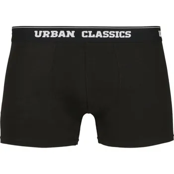Boxerky Pánské boxerky Urban Classics Boxer Shorts 2-Pack velikost 5XL black/charcoal