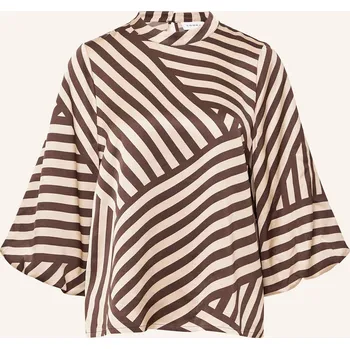 Dámská halenka Comma Dámská Satinová Halenka, světle šedá / tmavě šedá, 40