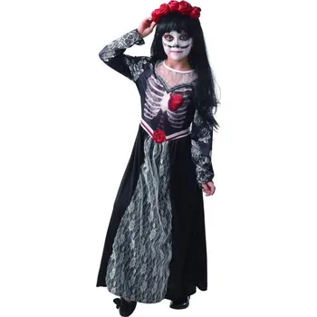 Karnevalový kostým Šaty na karneval - smrt, 110 - 120 cm