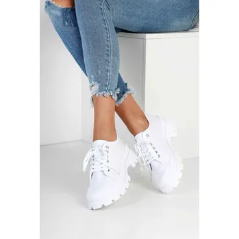 Dámské tenisky Prety Bílé plátěné tenisky 12501-2WH Velikost: 40