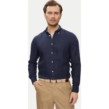 Pánská košile Tommy Hilfiger pánská tmavě modrá košile - M