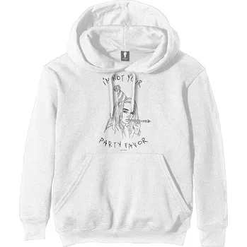 Pánská mikina Billie Eilish Party Favour White XL Mikina