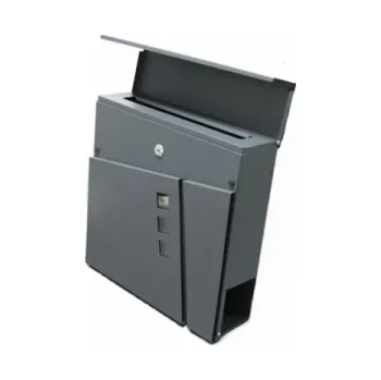 Poštovní schránka HAUSHALT Poštovní schránka Haushalt PW-612-8, šedá, 15 cm x 37 cm x 37 cm