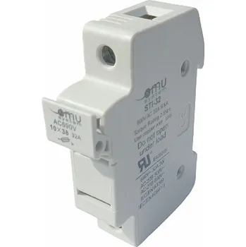 odpínač Jednopólový pojistkový odpojovač válcových pojistek 10x38, 1P (SEZ O 10x38/1P)