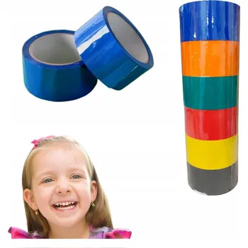 Lepicí páska Balicí páska SDM černá, červená, modrá, oranžová, zelená šíř. 48 mm dél. 50 m 6 ks